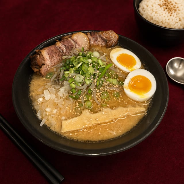Miso ramen.